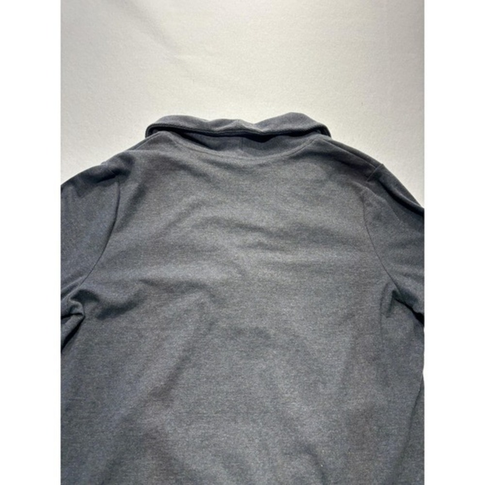 Banana Republic Mens Gray Shawl Collar Henley Sweatshirt Pockets Pullover L - Picture 12 of 14